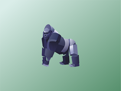gorilla африка вектор векторная графика животные иллюстрация