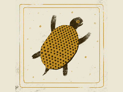 Turtle | Animeux Serie animal animal illustration card charles darwin gritty illustration ocean old painting sea creature sea turtle shell texture tortoise turtle turtle character turtle illustration turtle logo