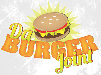 Burger Logo 3d logo shine