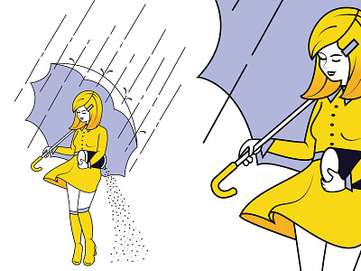 Morton Salt Teen character characterdesign design graphic icon illustration illustrator logo refresh yellow