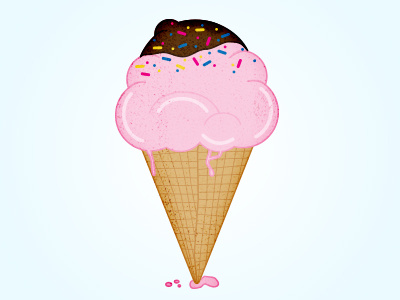 Ice Cream, You Scream dessert drawing food ice cream icon illustration texture