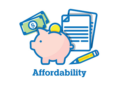 Affordability Icon Set