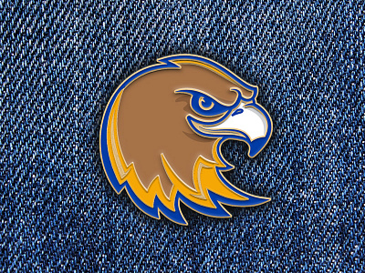 Logo Enamel Pin eagle eagle logo enamel enamelpin logo logo design mascot mascot logo pin