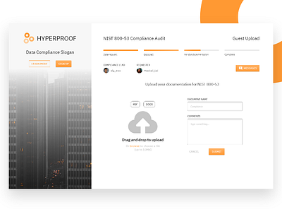 Upload Documents - Startup Design Challenge app ui ux