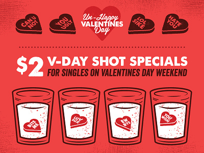 Valentines Day Shot Specials