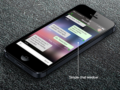 Threema Design Concept | Chat Window