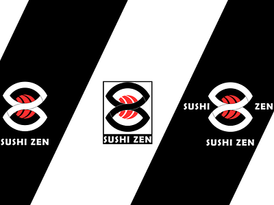 Sushi Zen logo #2 brand guide design logo logo design