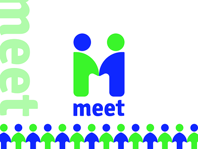 Meet Virtual Conference Logo branding design logo logodesign