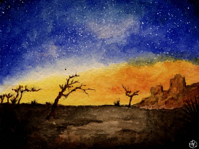 Desert Night Sky