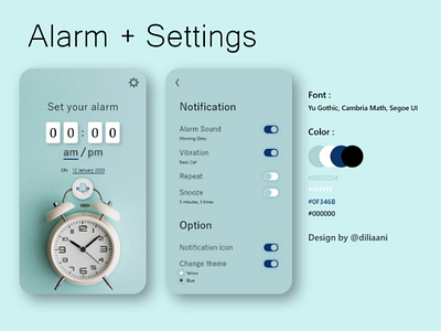 Alarm (Blue Theme)