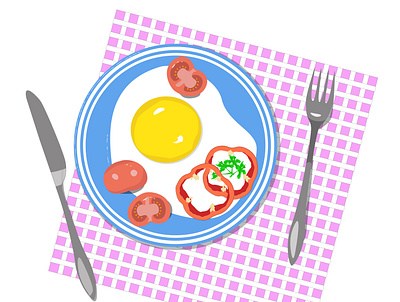 Traditional breakfast 3d ads banner branding design food food illustration graphic design illustration logo menu design object postcard ui vector
