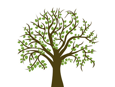 Green Leaf Tree Logo