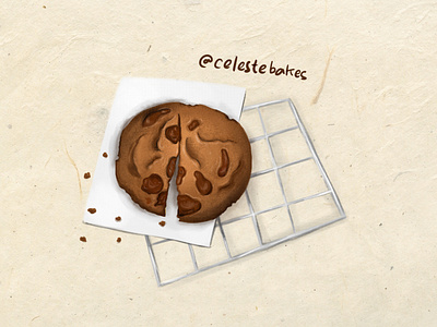 Soft Dough Cookie Illustration
