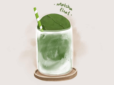 Matcha Float!