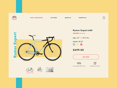 Bike Store Product Page