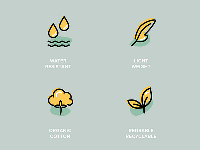 New icons for a toddler backpack brand