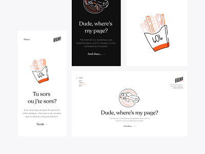Bruno 404 404 404 error 404 error page 404 page 404page design dikkenek dudewheresmycar illustration minimal ui ux web website