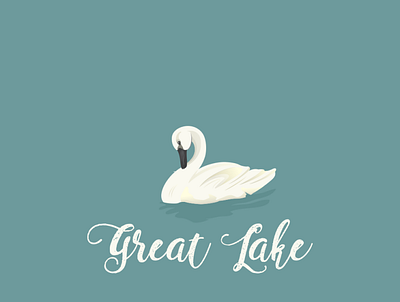 980X980 4 bird design illustration lake logo logo design symbol vector