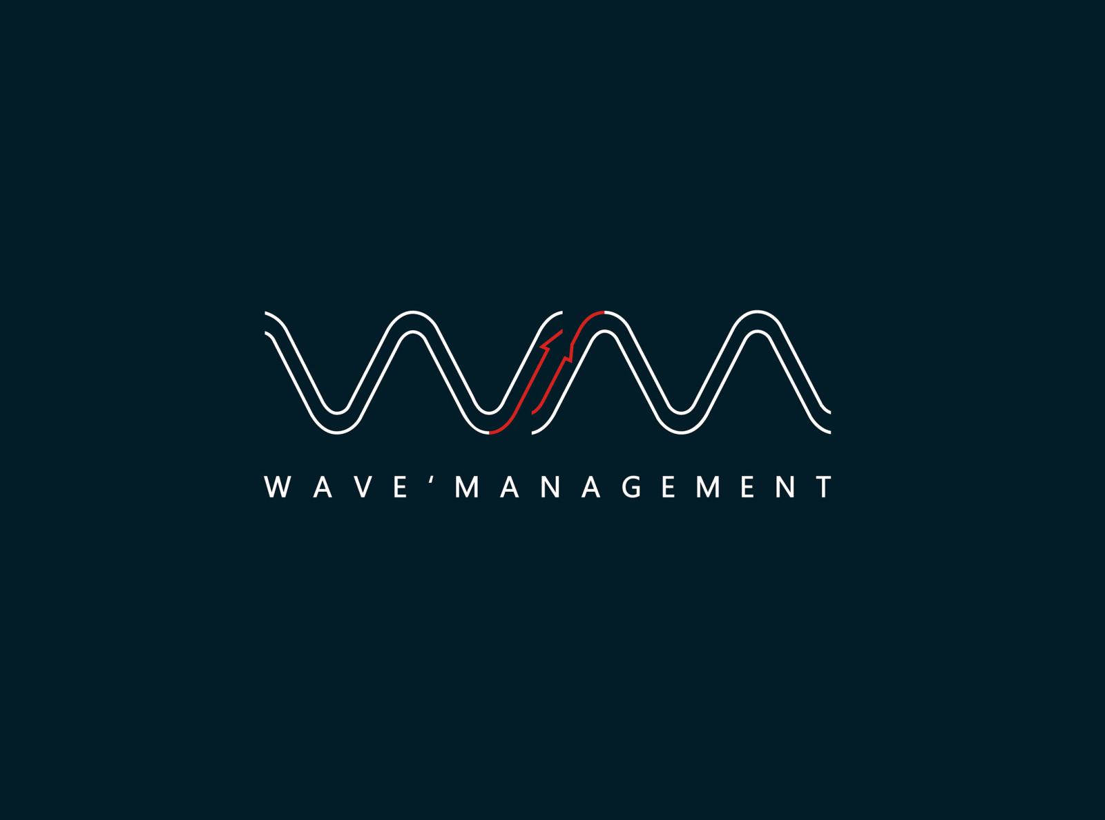 WAVE MANAGEMENT (LOGO) by Mortise Design on Dribbble