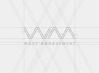 WAVE MANAGEMENT (How to design the Logo2) design designer graphicdesgn identity japanese logo