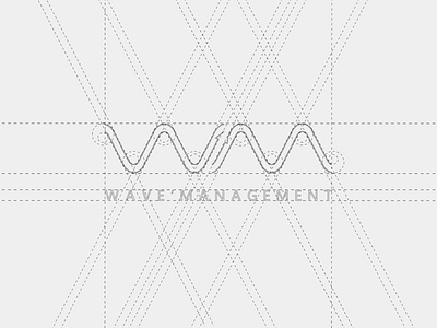 WAVE MANAGEMENT (How to design the Logo2)