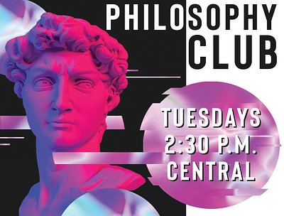 PSC Philosophy Club - Poster adobe adobe photoshop advertising affinity affinity designer behance brand design branding case study creative design education flyer graphic design identity marketing photoshop poster poster design retro