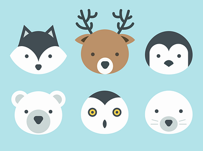 Animal icons animal figma icons ui design vector