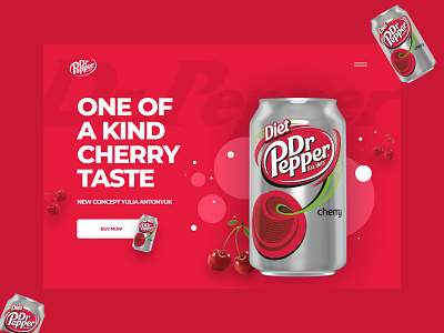 Dr. Pepper branding figma illustration logo minimal ui design web