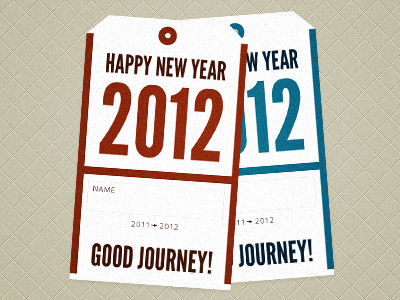 Good journey! 2012! 2012 happy new year