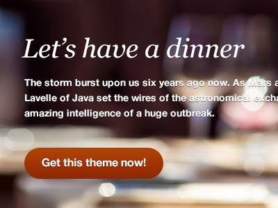 Let's have a dinner restaurant theme wordpress