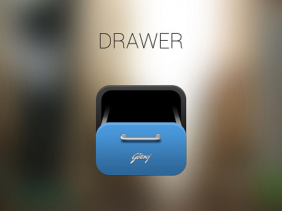 Drawer - iOS App Icon app icon drawer ios