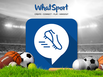 WhatSport app icon sports hangout sports post sports social media