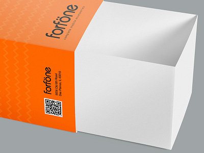 Forfone - Product Box Concept forfone mobile accessories orange product box