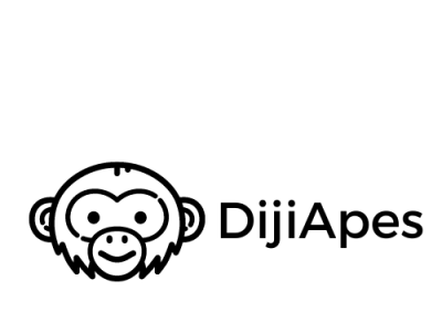 DijiApes Logo branding design logo