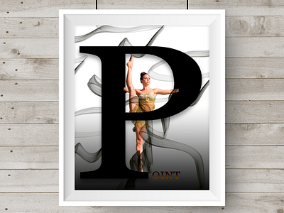 Point_ballet art black cover art dance dancer decor decoration art design grey interior letter picture point poster wall art