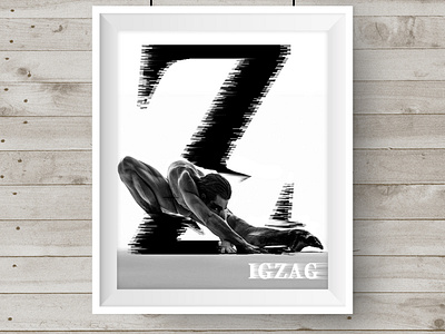 ZIGZAG ballet art ballet cover art cover design dance dancer decor decorative art design flower letter picture poster wallart zigzag