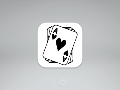 #Dailyui #005 : App Icon app icon casino clean daily ui icon minimal mobile poker screen simple ui