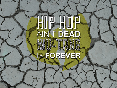 Wu-Tang is Forever design graphic design illustration typography wu tang