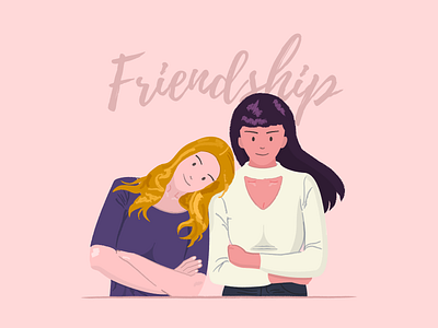 Friendship illustration friends friendship illustration