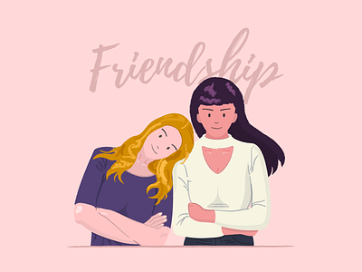 Friendship illustration