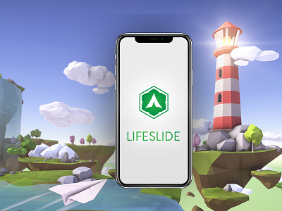 Lifeslide - Apple Acrade game logo design branding game game logo graphic graphic design logo logo design logodesign minimalist mobile app