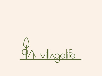 Villagelife logo design branding design graphic graphic design logo minimalist vector