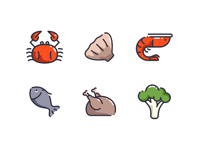 Fresh food icons #2 icon