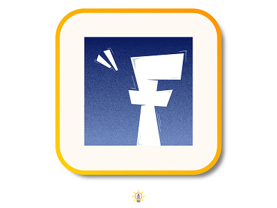 Facebook design facebook flat flat design flat illustration flat vector illustration logo logo design vector