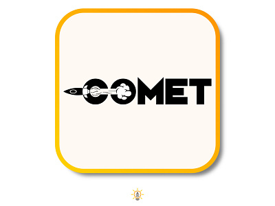 Comet branding design flat flat design flat illustration flat vector illustration logo logo design vector