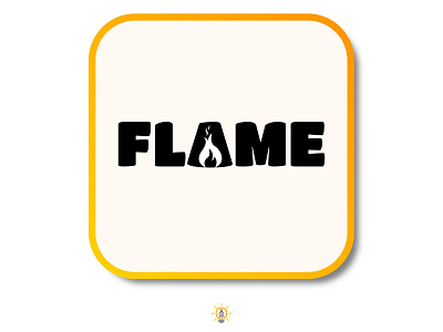 Flame branding design flame logo flat design flat illustration flat vector flatdesign illustration logo logo design vector