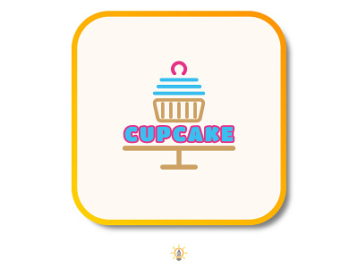 Cupcake branding cupcake logo design flat design flat illustration flat vector flatdesign illustration logo logo design vector