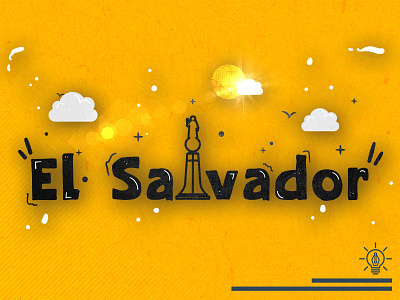El Salvador design flat flat design flat illustration flatdesign illustration logo vector