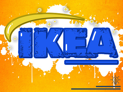IKEA (re-design) branding flat design flatdesign illustration logo redesign vector