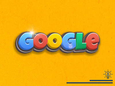 Google 3D 3d branding design flat design google illustrator logo photoshop vector